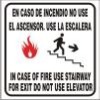 Incendio escalera COD 309